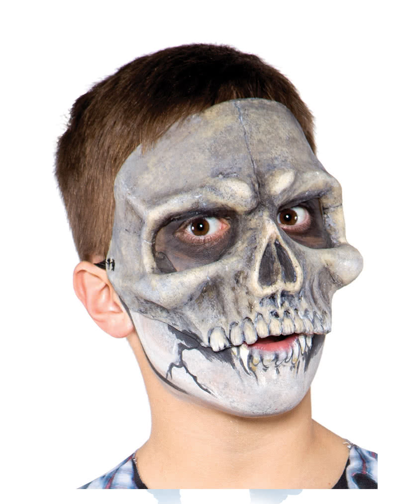 NEUHalloween Totenkopf Ghost Skull Halbmaske Karneval Gesichtsmaske Biker Kostüm