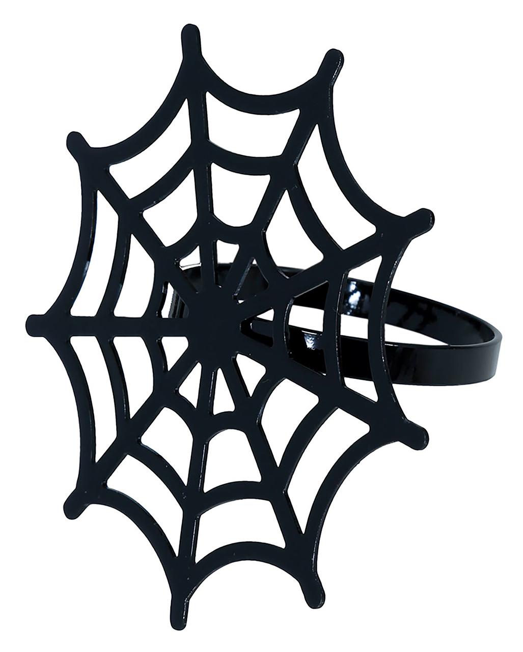 Spider Web Metal Napkin Ring ★ Halloween table decoration | Horror-Shop.com