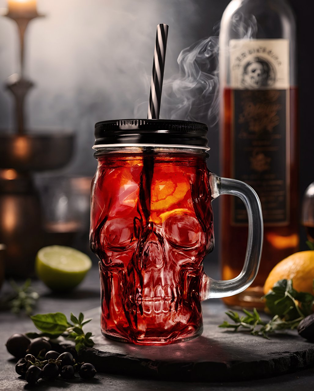 IOKUKI Strohhalm-Abdeckungen Für Stanley Becher, 6 Stück, Halloween-Design – Staubdicht, Für 9–11 Mm Trinkhalme