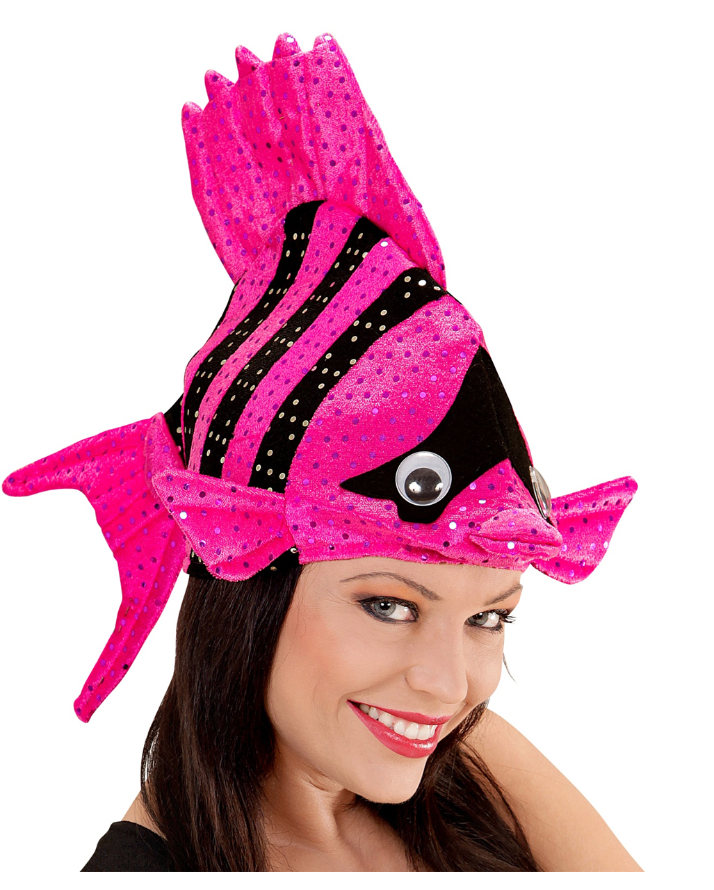 Joke Shop - Pink Tropical Fish Hat