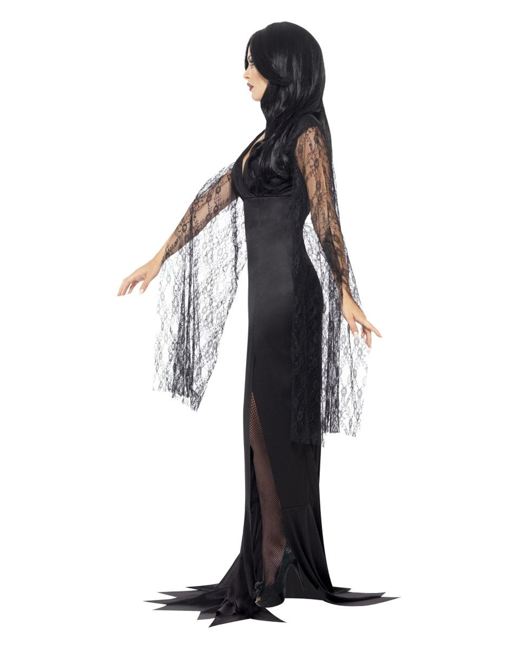 Seductive Morticia dress M | Halloween Costume Dress For Women | Horror ...