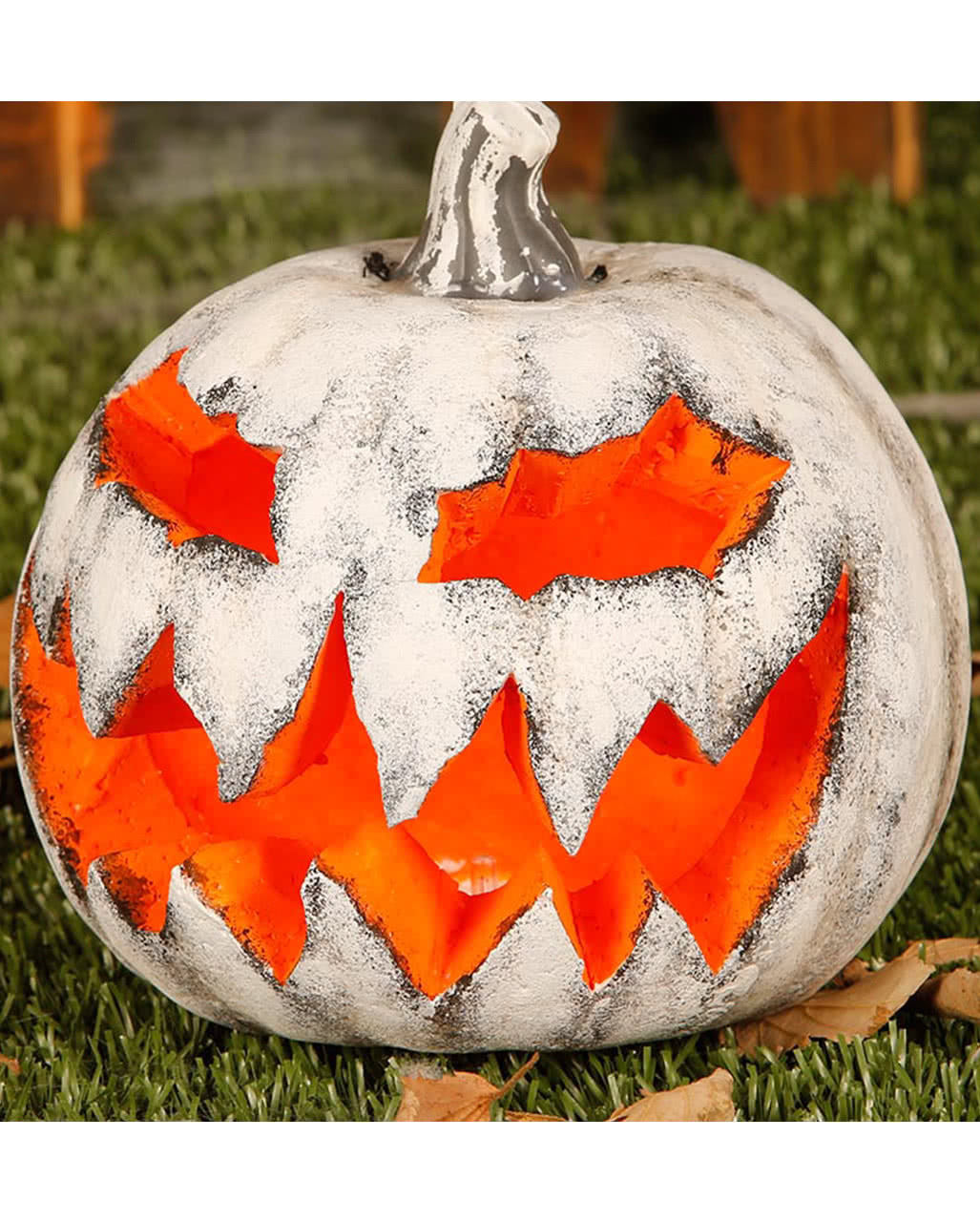 Leuchtender Halloween Deko Kürbis Jack'o'Lantern | Horror ...