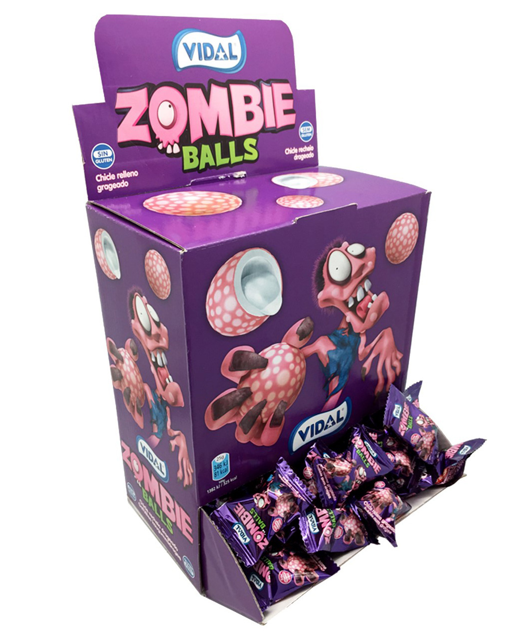 Zombie Balls Chewing Gum 200 Pcs | Halloween Gum | Horror Shopcom