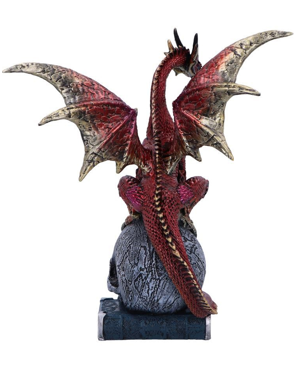 Fate of the World Dragon on Skull Figurine 23cm main image 1