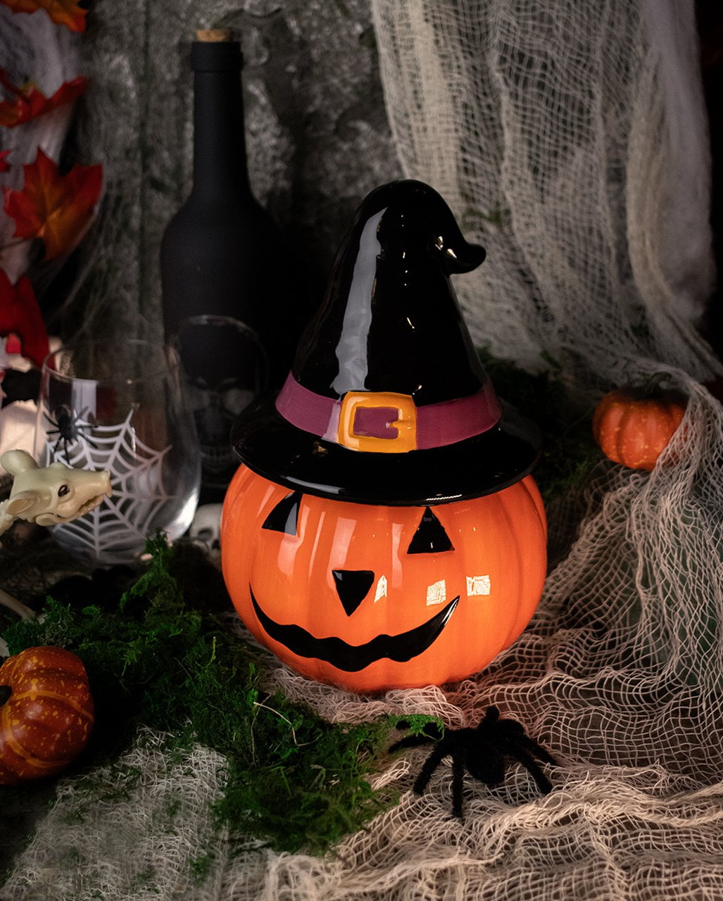 Lichi Zauberer-Kochtopf Wandaufkleber Für Halloween – Abnehmbar, Wasserdicht, 58x58 Cm