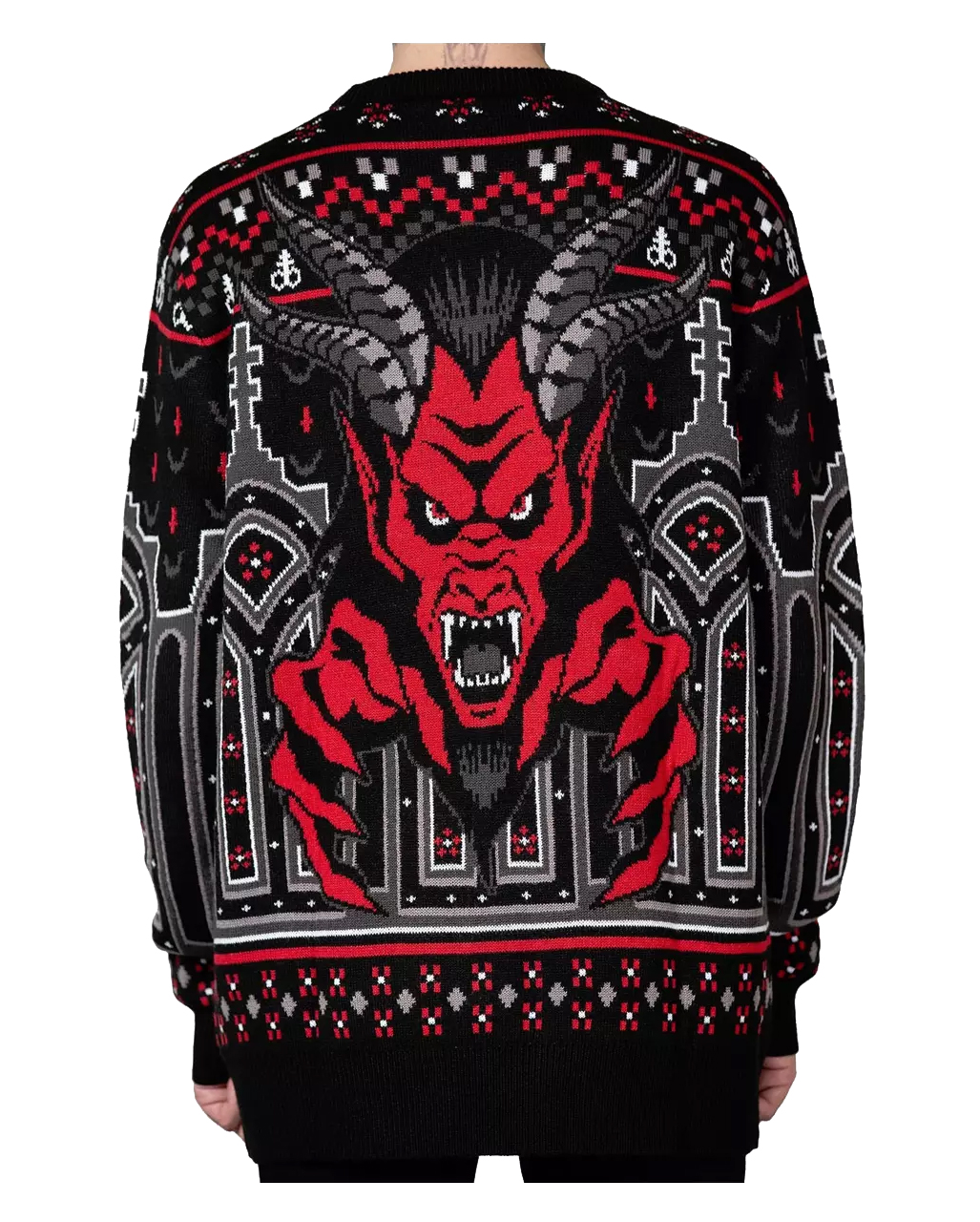 KILLSTAR Devil On My Back Sweater | Gothic Fashion | Horror