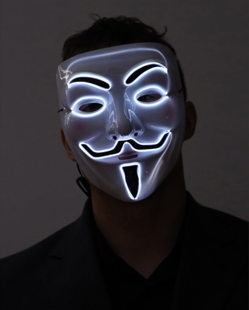 V For Vendetta Maske – One Size, Für Karneval, Halloween & Mottopartys, Hochwertige Verarbeitung