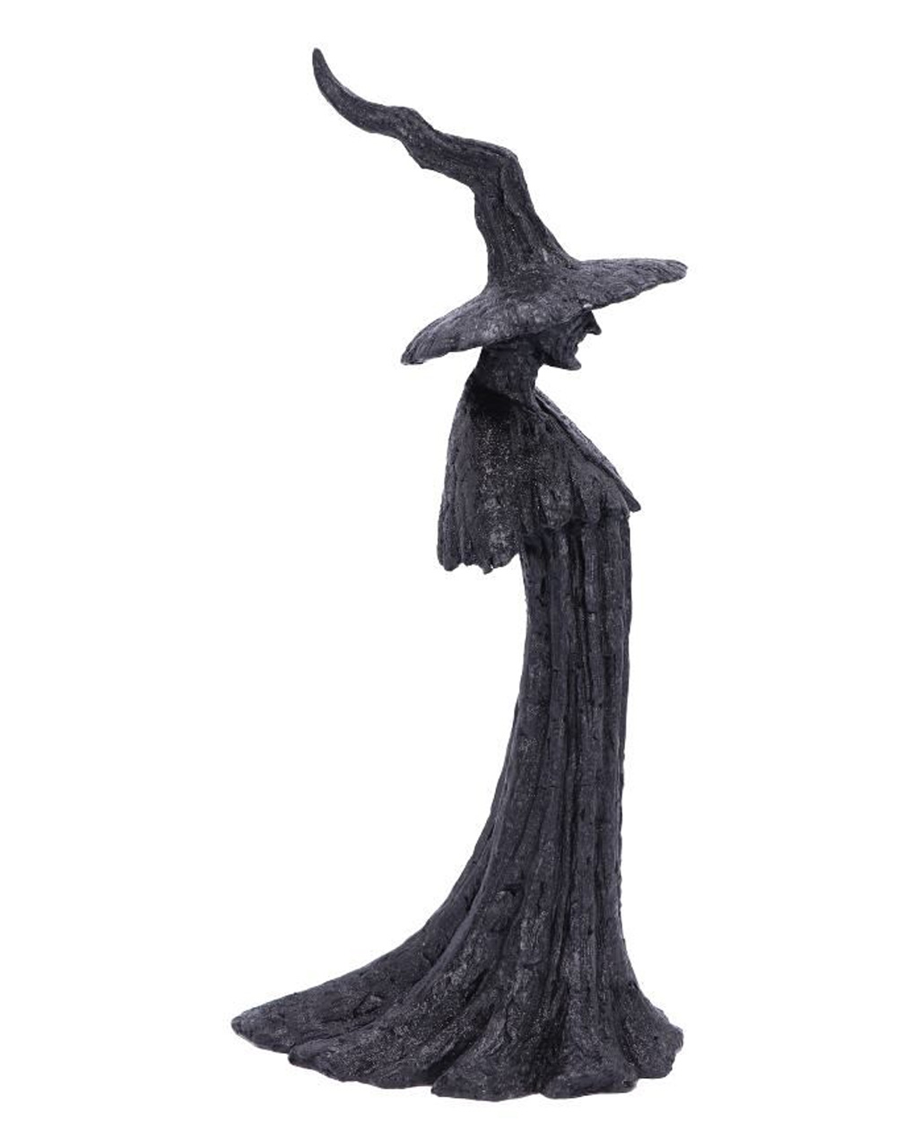 Figur Hexe mit Kessel Fantasy Skulptur Magie Dekofigur Zauberei Halloween Deko 