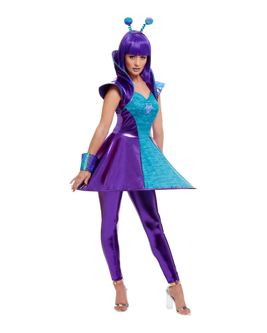 Purple Metallic Ladies Costume order online! | Horror-Shop.com