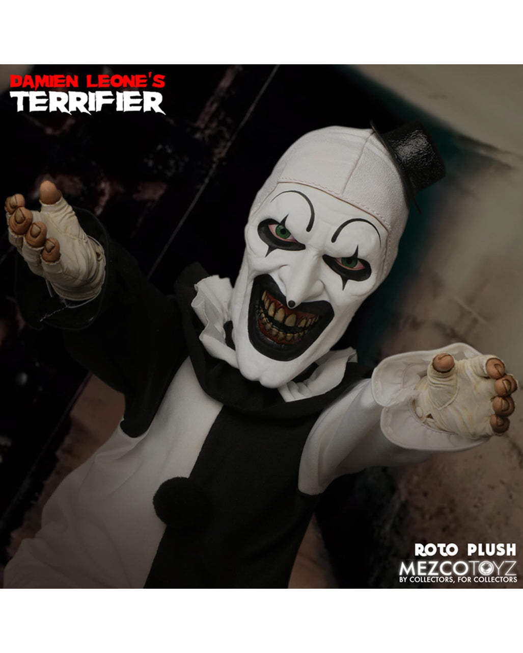 Mezco Terrifier Art The Clown Roto Plush 45cm Figure Merchandise