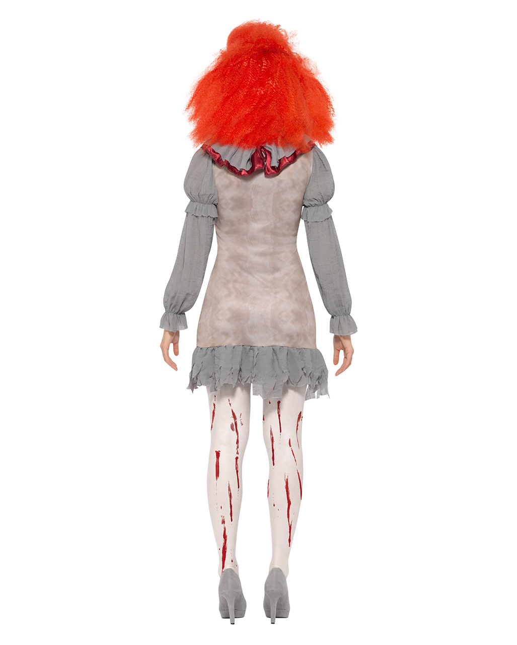 Damen Kostüm Klassik Horror Clownin Halloween Smi 