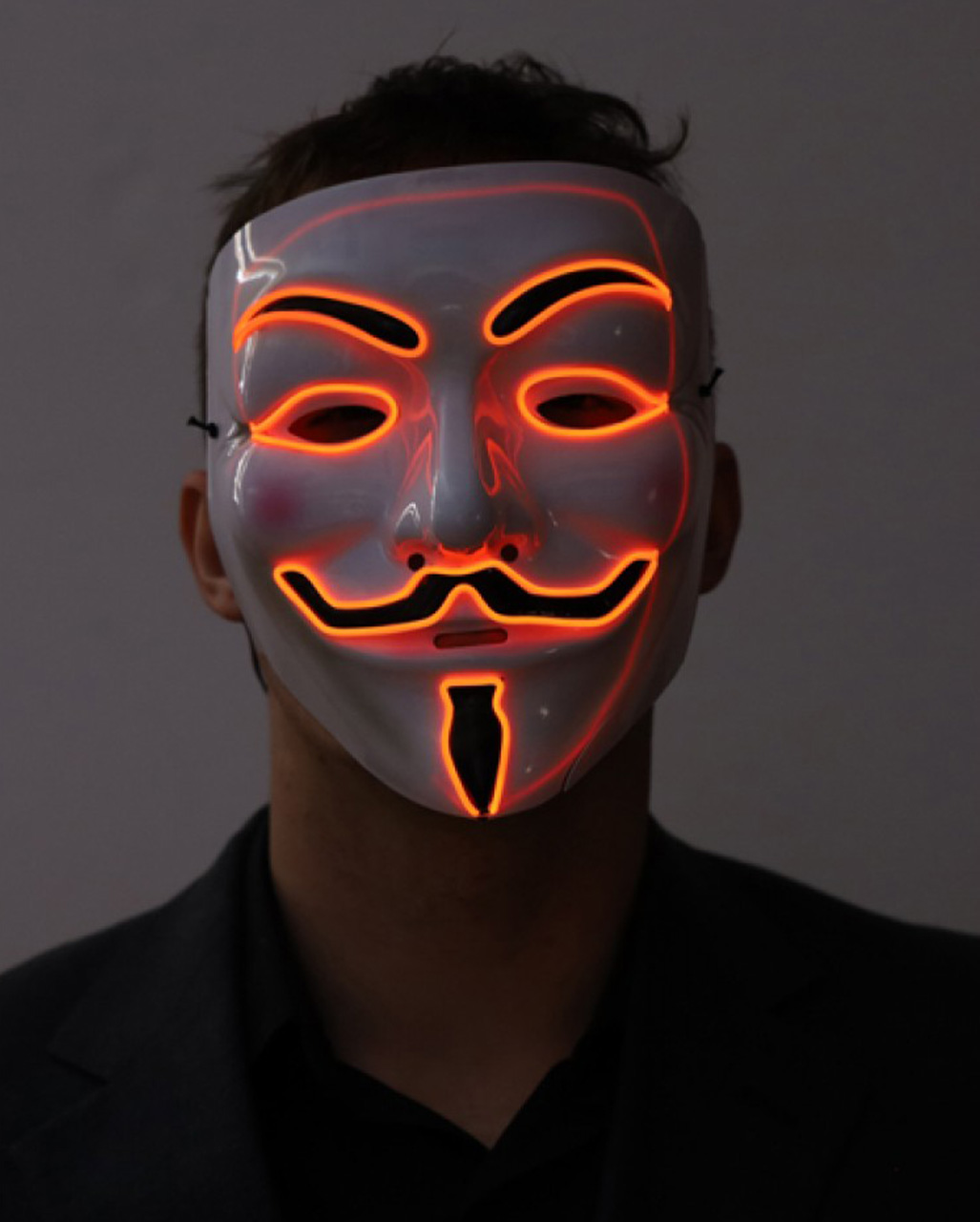 Maschera LED Vendetta SOUTHSKY - Luci EL Wire, 3 Modalità, Per Halloween E Cosplay - Foto 12