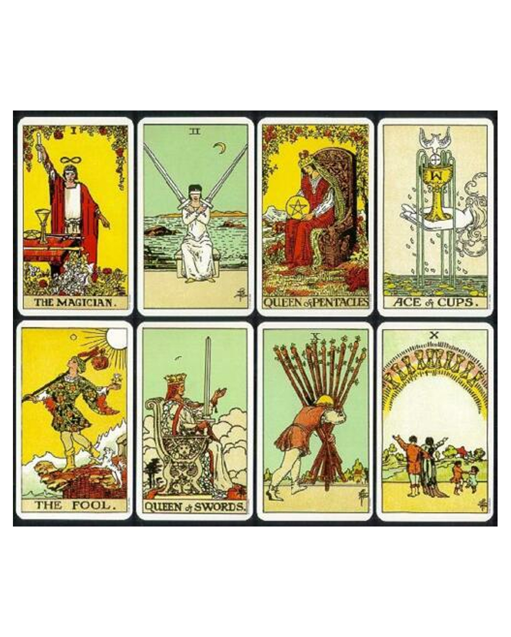 Rider Waite Tarot Karten 78 St. Tarot Karten mit Anleitung Horror