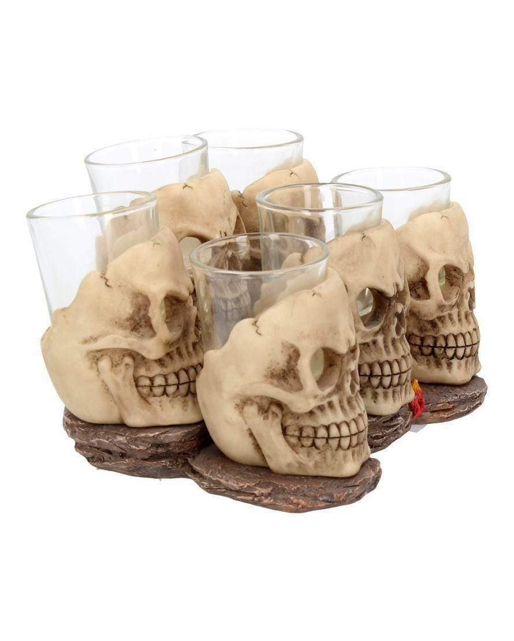 Schnapsglas Skull Shorty Deko Schnapsglas Totenkopf Halloween Schnapsglas 