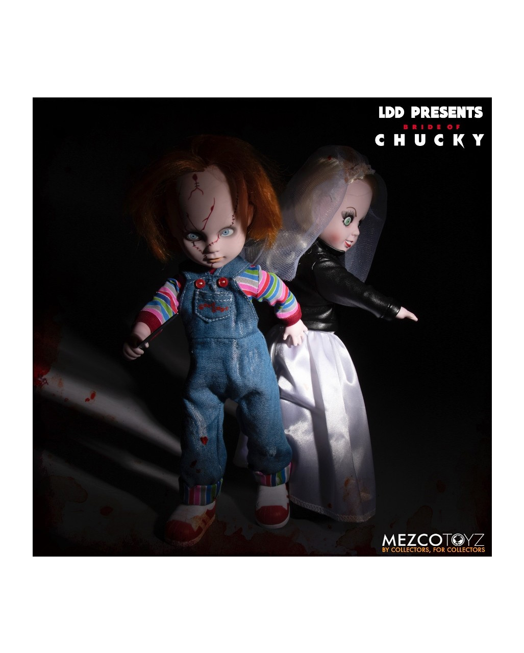 Living Dead Dolls Chucky And Tiffany Doll Set 25cm ★ Horror